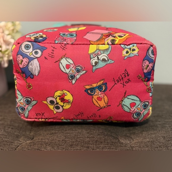 Betsey Johnson Pink Owl Lunch Tote - Picture 8 of 11